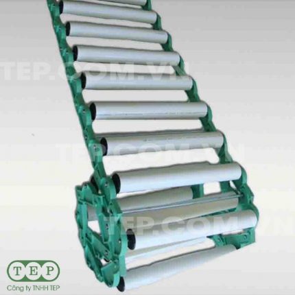 Dàn con lăn nhựa cuốn - Convertible PVC roller conveyor