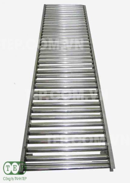 Dàn con lăn thẳng- Staging roller conveyor