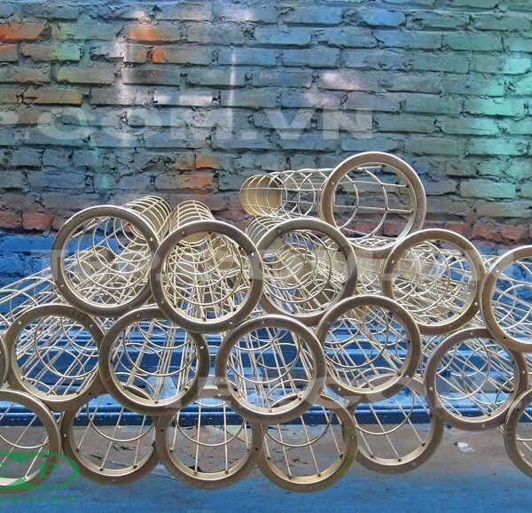 Rọ túi lọc bụi mạ kẽm - galvanised steel filter cage